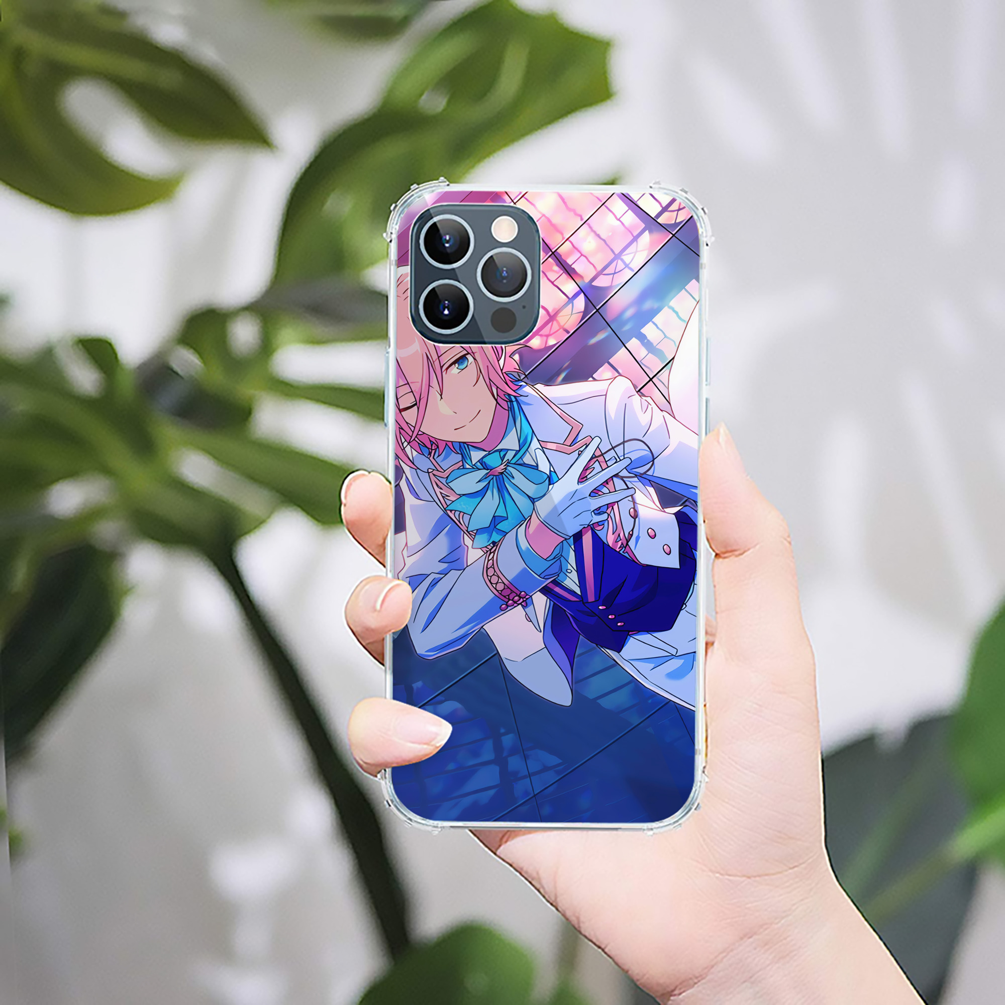 （画像用） あんさんぶるスターズ! Ensemble Stars 【iPhone 12シリーズ対応】透明スマホケース（クリアソフトケース）